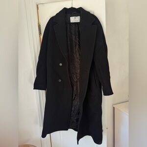 Aritzia Babaton Black “The Slouch” Coat